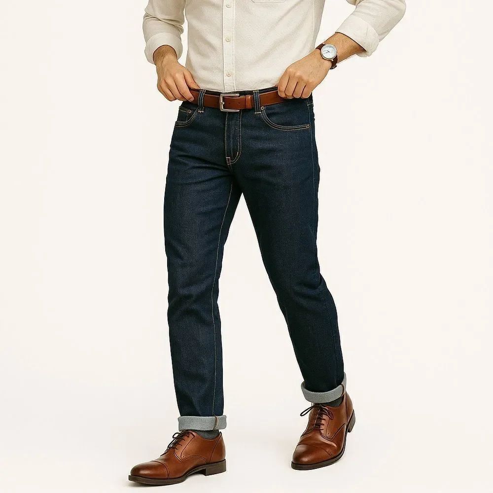 Naked & Famous Skinny Guy Left Hand Twill Selvedge Jeans Button Fly 30x31